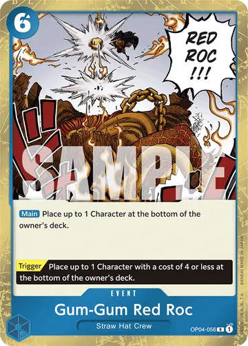 Gum-Gum Red Roc OP04-056 (Alternate art)