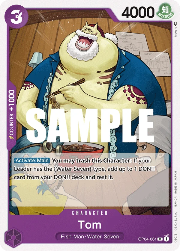 Tom OP04-061 – One Piece Card Game Character