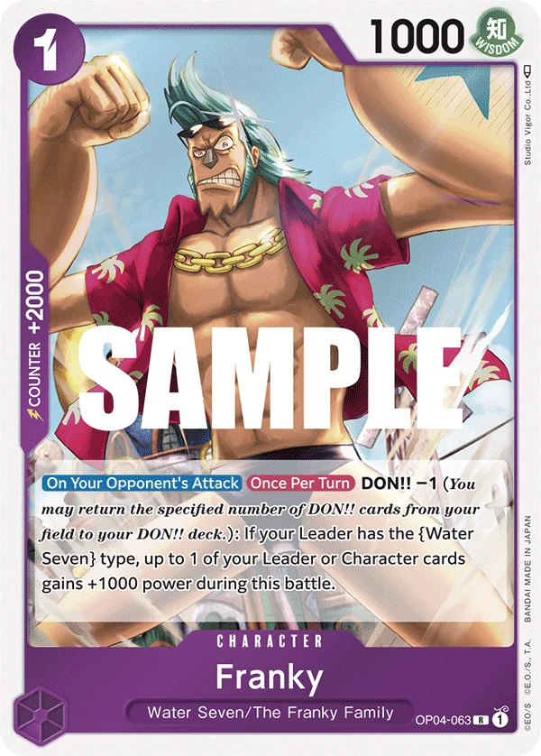 Franky OP04-063 – One Piece Card Game Character