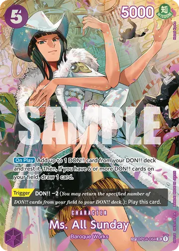 Ms. All Sunday OP04-064 (Alternate art)