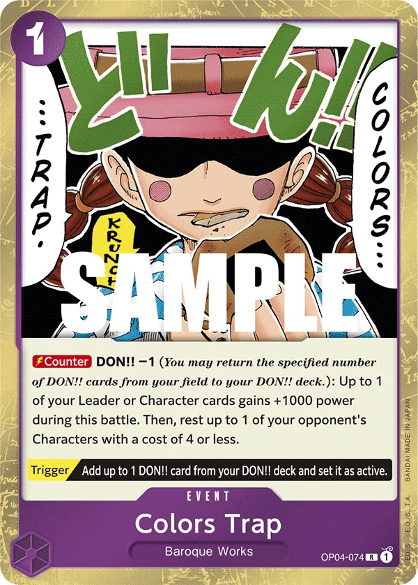 Colors Trap OP04-074 – One Piece Card Game Event