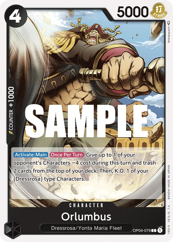 Orlumbus OP04-079 – One Piece Card Game Character