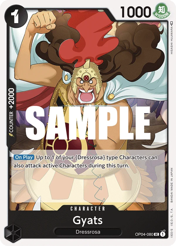 Gyats OP04-080 – One Piece Card Game Character
