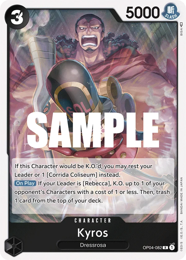 Kyros OP04-082 – One Piece Card Game Character