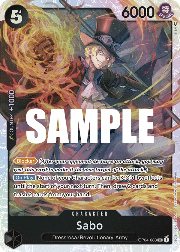 Sabo OP04-083 – One Piece Card Game Character