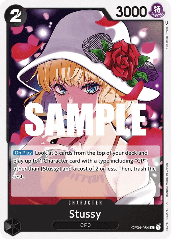 Stussy OP04-084 – One Piece Card Game Character