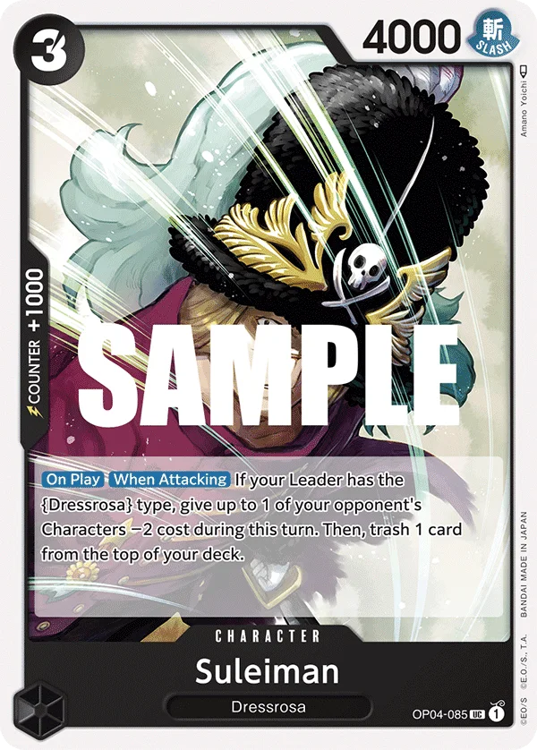 Suleiman OP04-085 – One Piece Card Game Character