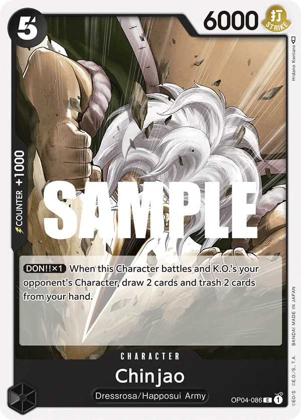 Chinjao OP04-086 – One Piece Card Game Character