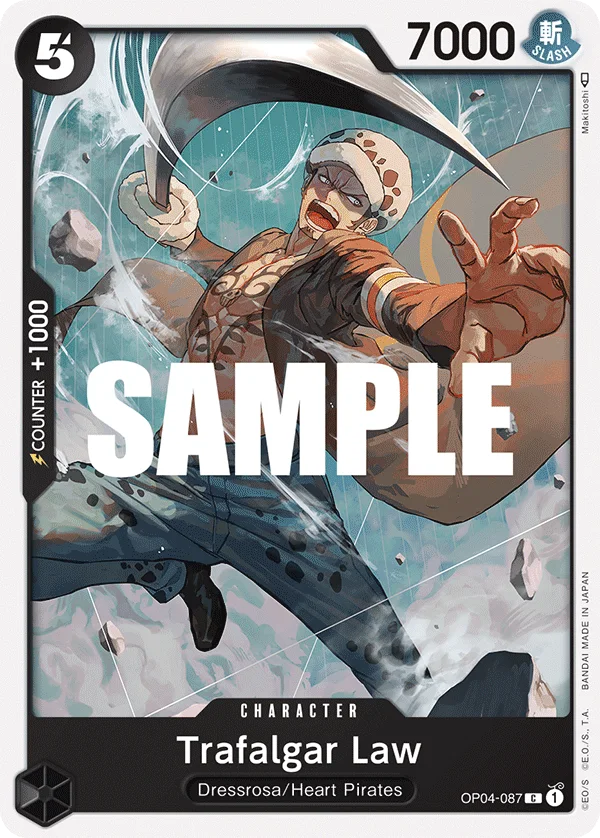 Trafalgar Law OP04-087 – One Piece Card Game Character