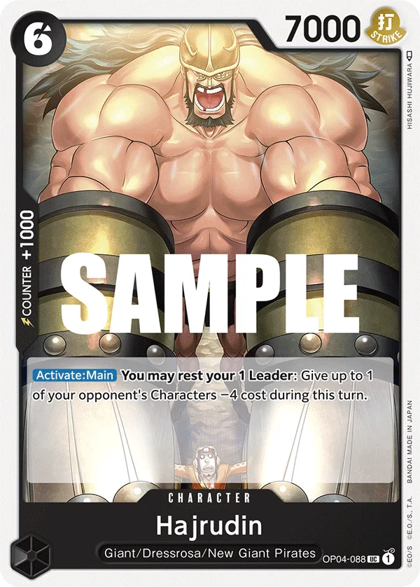 Hajrudin OP04-088 – One Piece Card Game Character