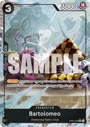 Bartolomeo OP04-089 (Alternate art)