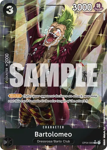 Bartolomeo OP04-089 (Alternate art)