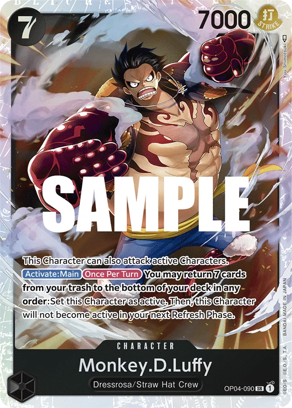 Monkey.D.Luffy OP04-090 – One Piece Card Game Character