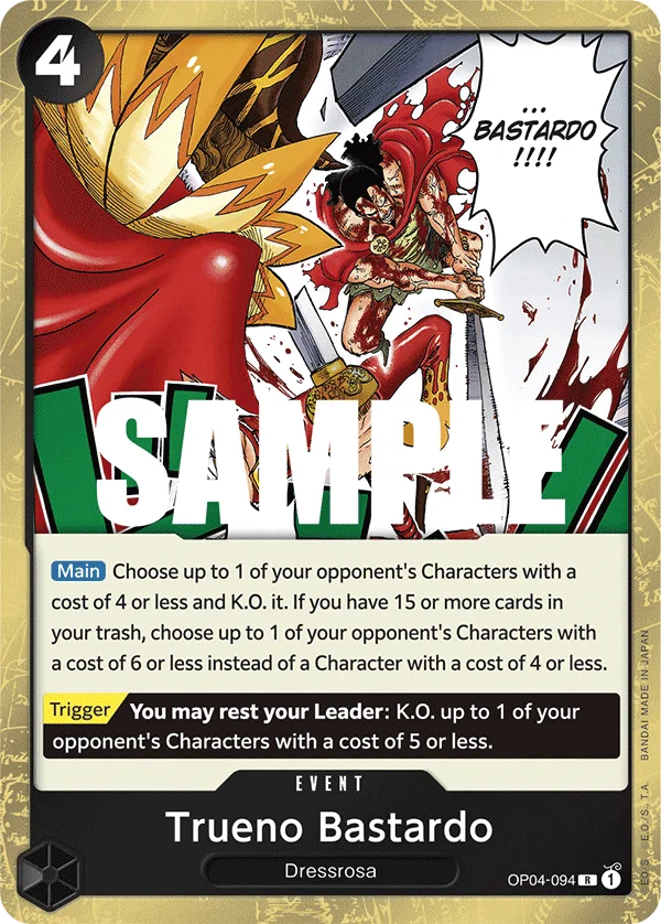 Trueno Bastardo OP04-094 – One Piece Card Game Event