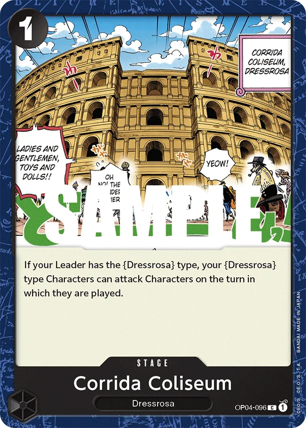 Corrida Coliseum OP04-096 – One Piece Card Game Stage