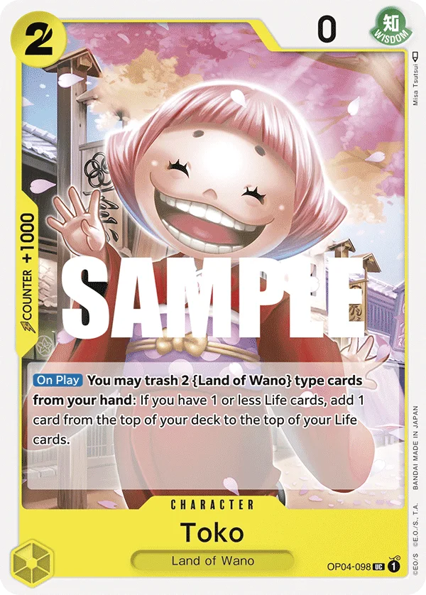 Toko OP04-098 – One Piece Card Game Character