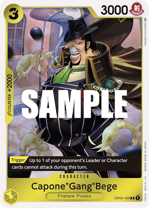 Capone"Gang"Bege OP04-100 – One Piece Card Game Character