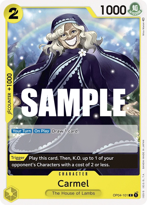 Carmel OP04-101 – One Piece Card Game Character
