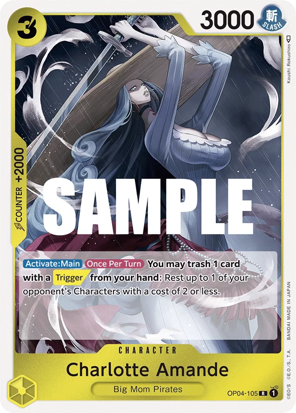 Charlotte Amande OP04-105 – One Piece Card Game Character