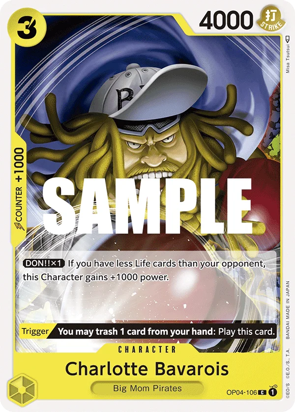 Charlotte Bavarois OP04-106 – One Piece Card Game Character