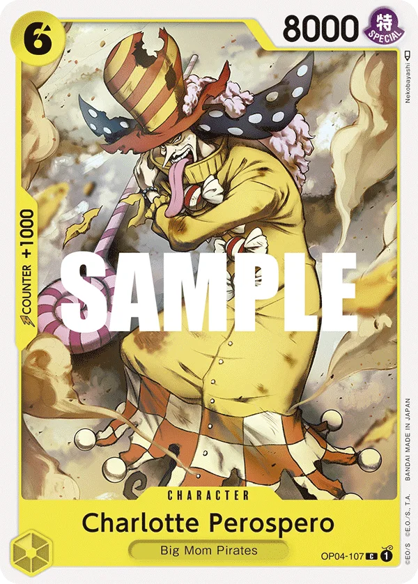 Charlotte Perospero OP04-107 – One Piece Card Game Character