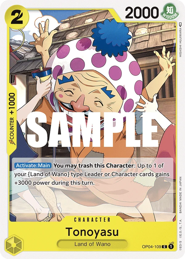 Tonoyasu OP04-109 – One Piece Card Game Character