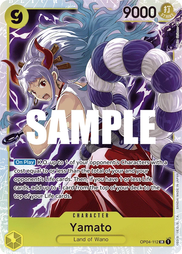 Yamato OP04-112 – One Piece Card Game Character