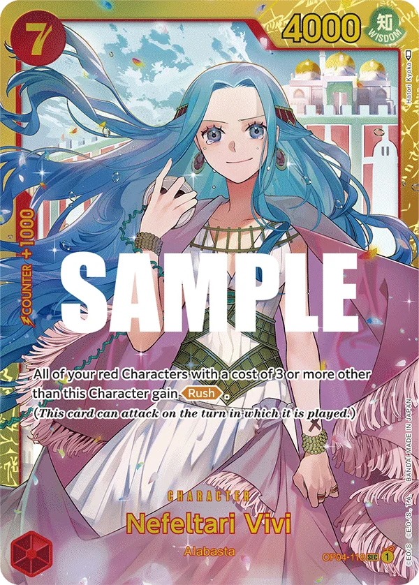 Nefeltari Vivi OP04-118 – One Piece Card Game Character