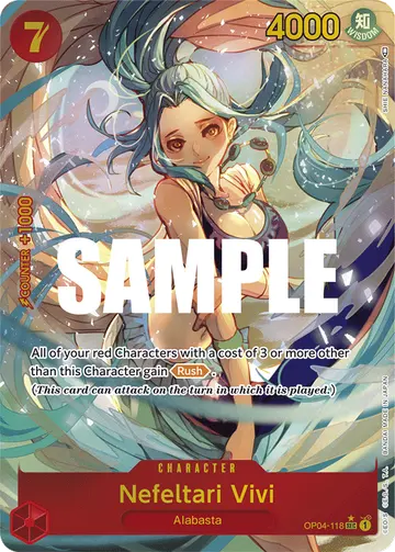 Nefeltari Vivi OP04-118 (Alternate art)