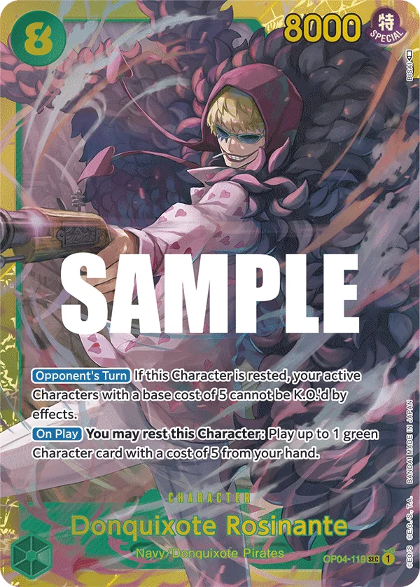 Donquixote Rosinante OP04-119 – One Piece Card Game Character