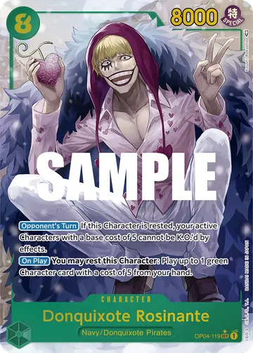 Donquixote Rosinante OP04-119 (Alternate art)