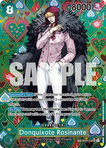 Donquixote Rosinante OP04-119 (Alternate art)