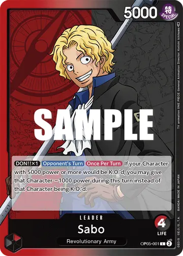 Sabo OP05-001