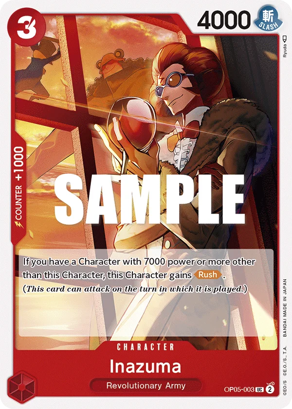Inazuma OP05-003 – One Piece Card Game Character