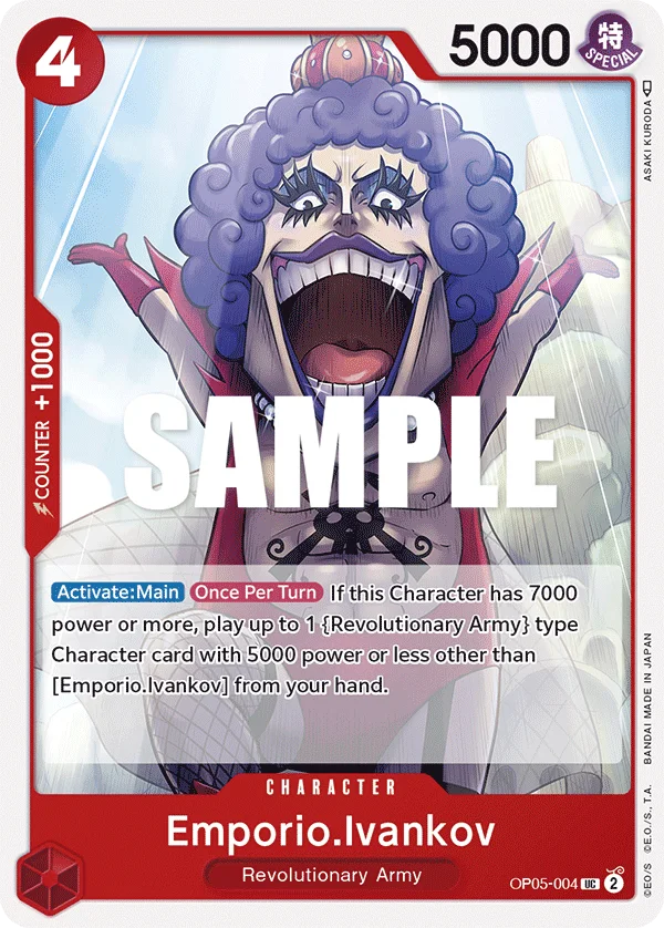 Emporio.Ivankov OP05-004 – One Piece Card Game Character