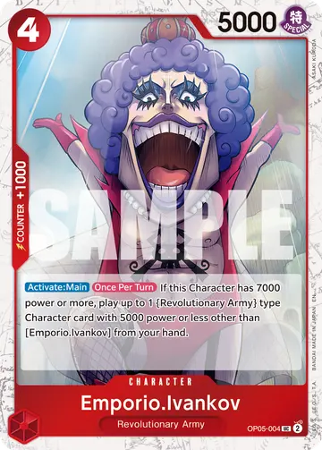 Emporio.Ivankov OP05-004 (Alternate art)