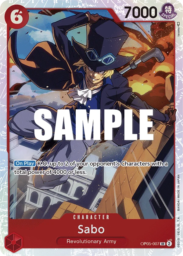 Sabo OP05-007 – One Piece Card Game Character