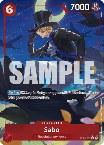 Sabo OP05-007 (Alternate art)