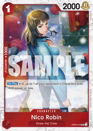 Nico Robin OP05-010 (Alternate art)