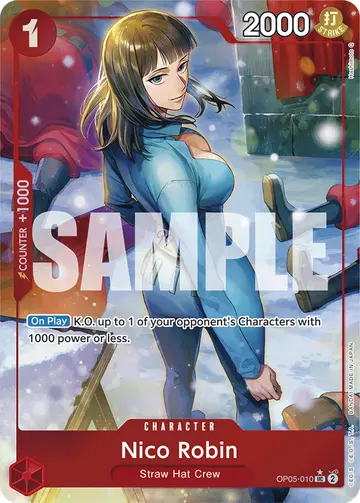 Nico Robin OP05-010 (Alternate art)