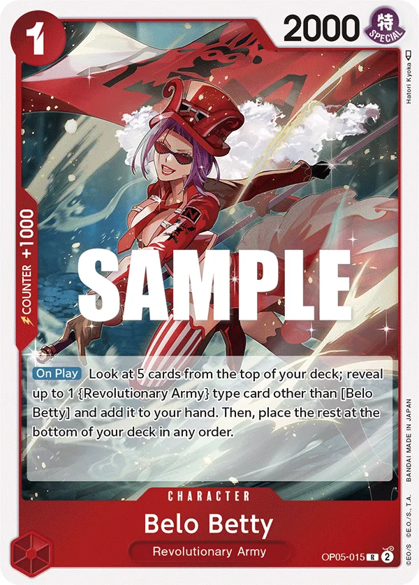 Belo Betty OP05-015 – One Piece Card Game Character