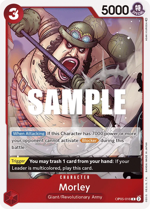 Morley OP05-016 – One Piece Card Game Character