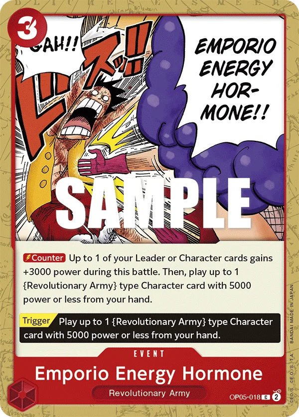 Emporio Energy Hormone OP05-018 – One Piece Card Game Event
