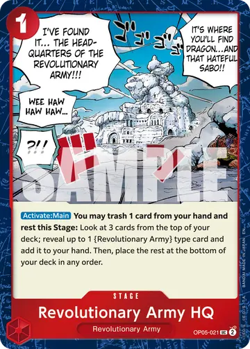 Revolutionary Army HQ OP05-021 (Alternate art)