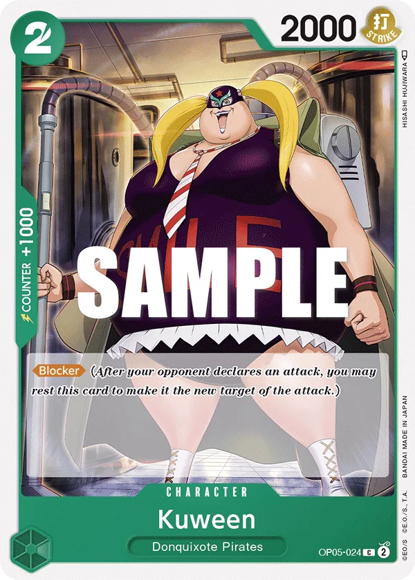 Kuween OP05-024 – One Piece Card Game Character
