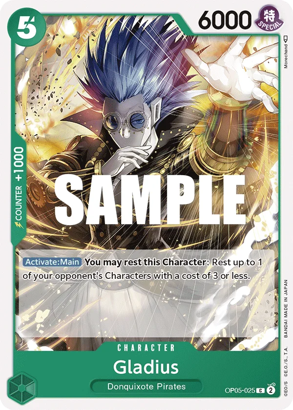 Gladius OP05-025 – One Piece Card Game Character