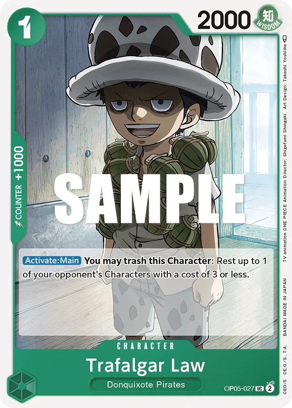 Trafalgar Law OP05-027 – One Piece Card Game Character