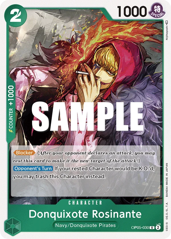 Donquixote Rosinante OP05-030 – One Piece Card Game Character