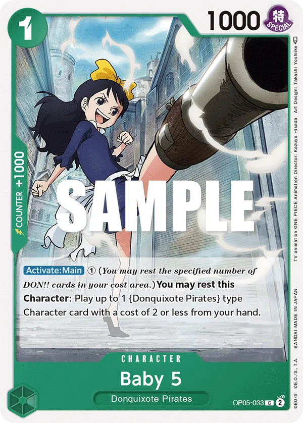 Baby 5 OP05-033 – One Piece Card Game Character