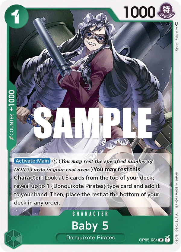 Baby 5 OP05-034 – One Piece Card Game Character